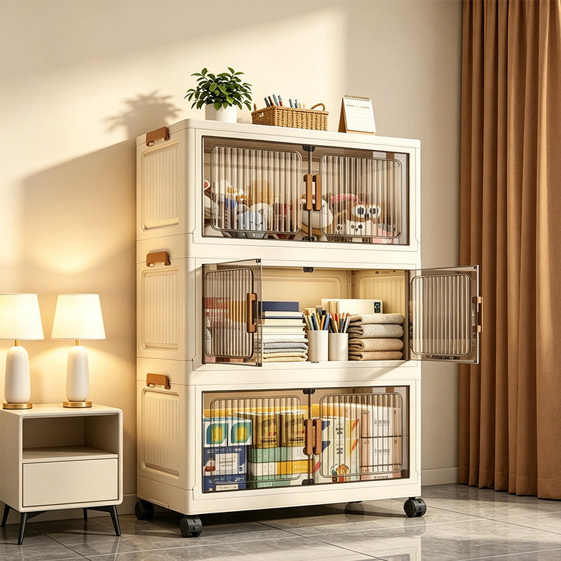 Kitchen Appliances Cabinet - Szafka do przechowywania składana z kółkami,