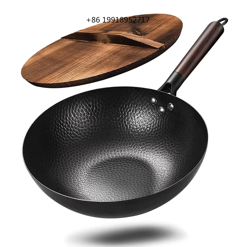 Wok Electric Flat - Wok ze stali węglowej, woki i
