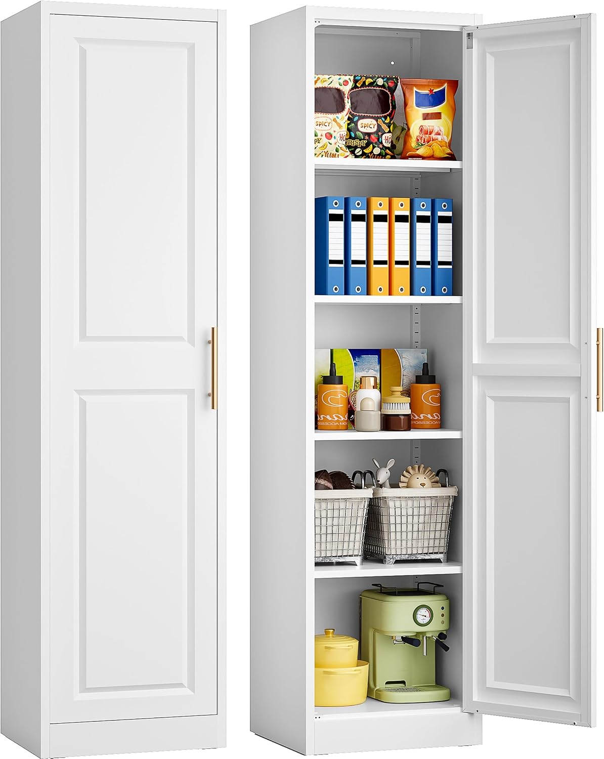 Kitchen Appliances Cabinet - Wysoka, wąska szafka do przechowywania z
