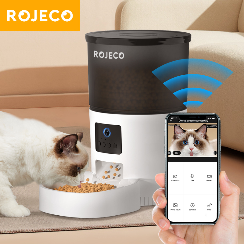 Kitchen Appliances Video - ROJECO Automatyczny podajnik karmy dla kotów