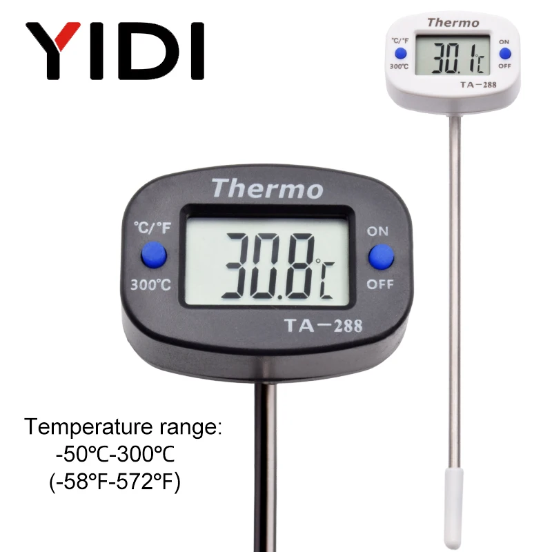 Kitchen Appliances Video - TA288 LCD cyfrowy termometr do żywności