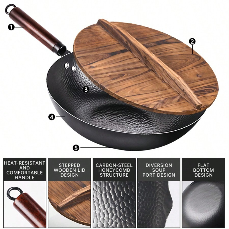 12,6-calowy wok ze stali węglo – Wok Electric Flat recenzja i cena