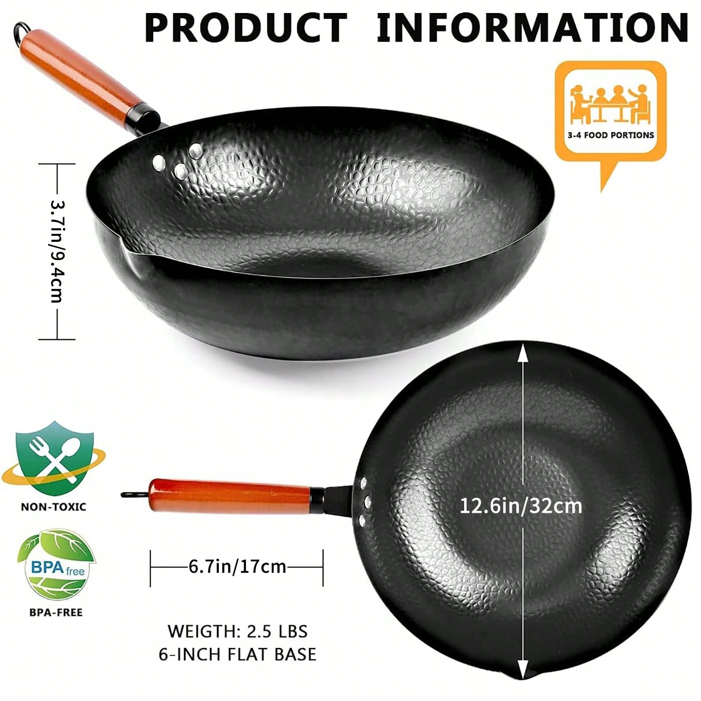 Patelnia wok ze stali węglowej – Wok Electric Flat recenzja i cena