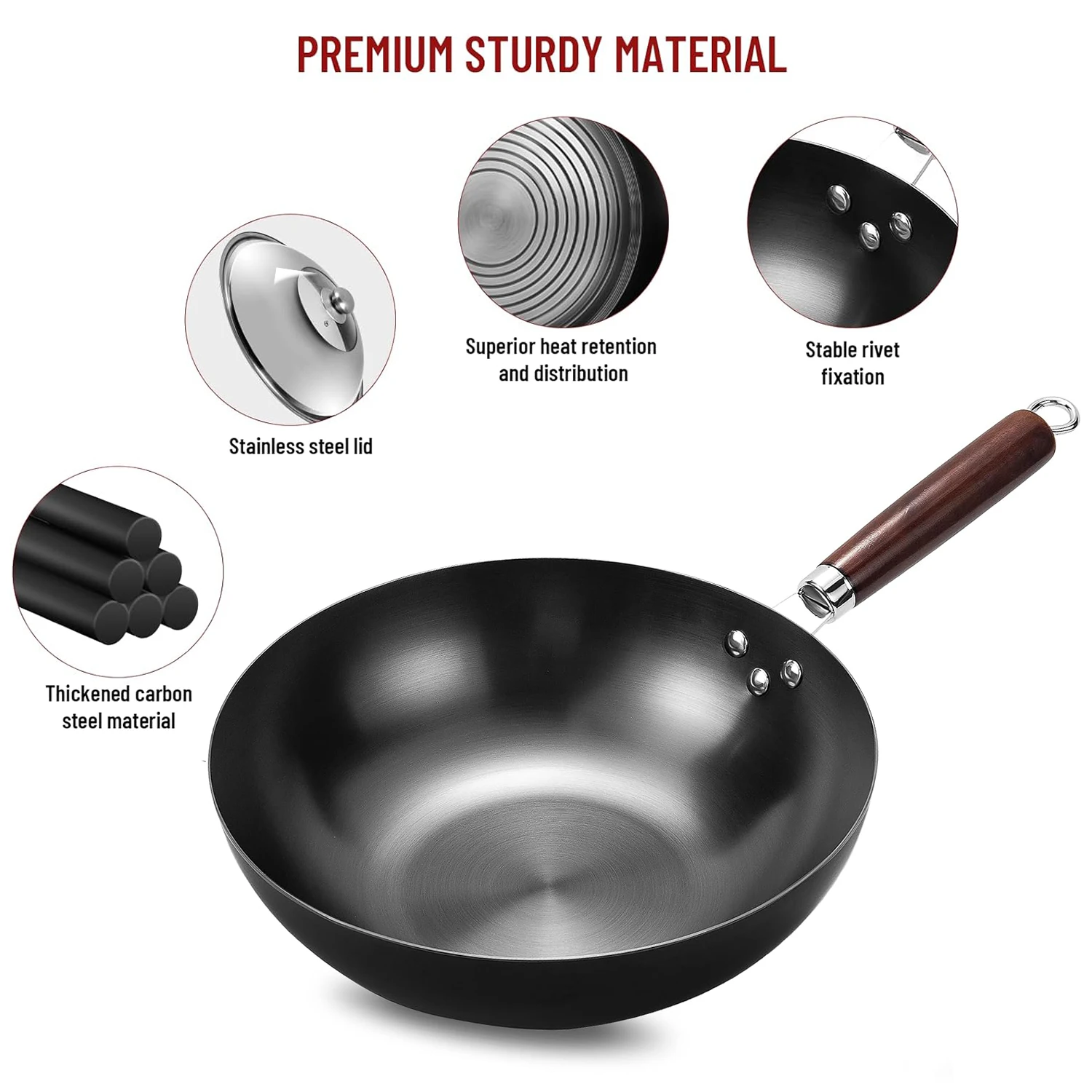 Patelnia wok z płaskim dnem 32 – Wok Electric Flat recenzja i cena