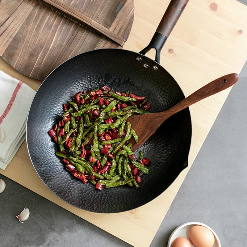 Wok ze stali węglowej 32 cm, z – Wok Electric Flat recenzja i cena