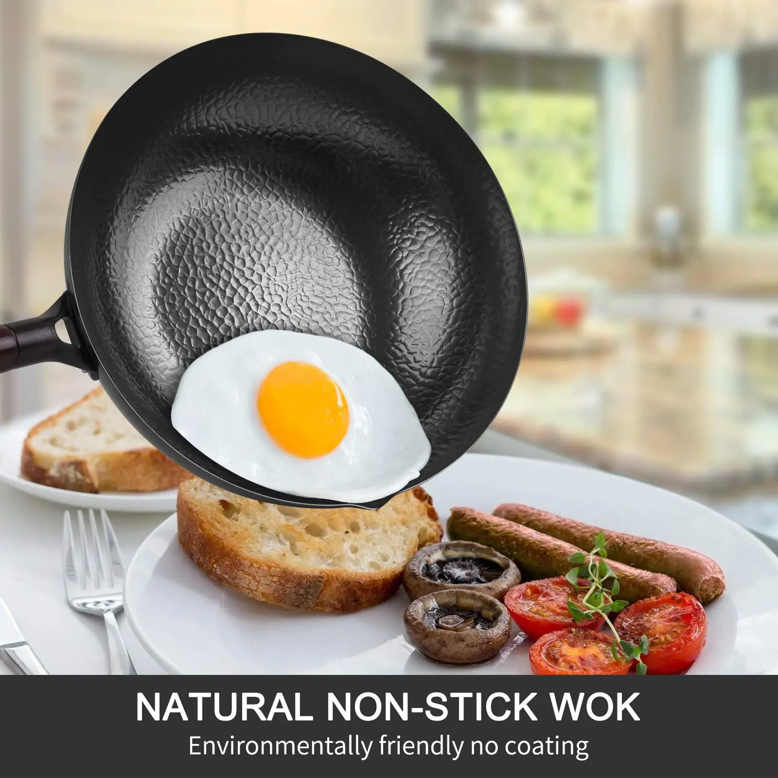 Wok ze stali węglowej, woki i  – Wok Electric Flat recenzja i cena