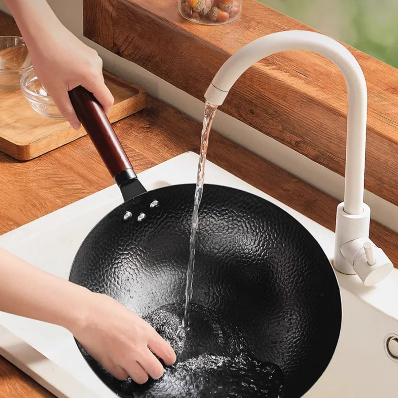 Stalowa patelnia wok 32 cm, ze – Wok Electric Flat recenzja i cena