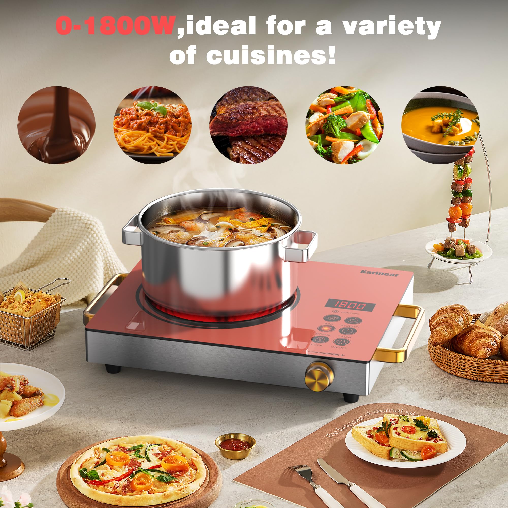 Karinear Przenośna Kuchenka El – Kitchen Appliances Electric Stove recenzja i cena