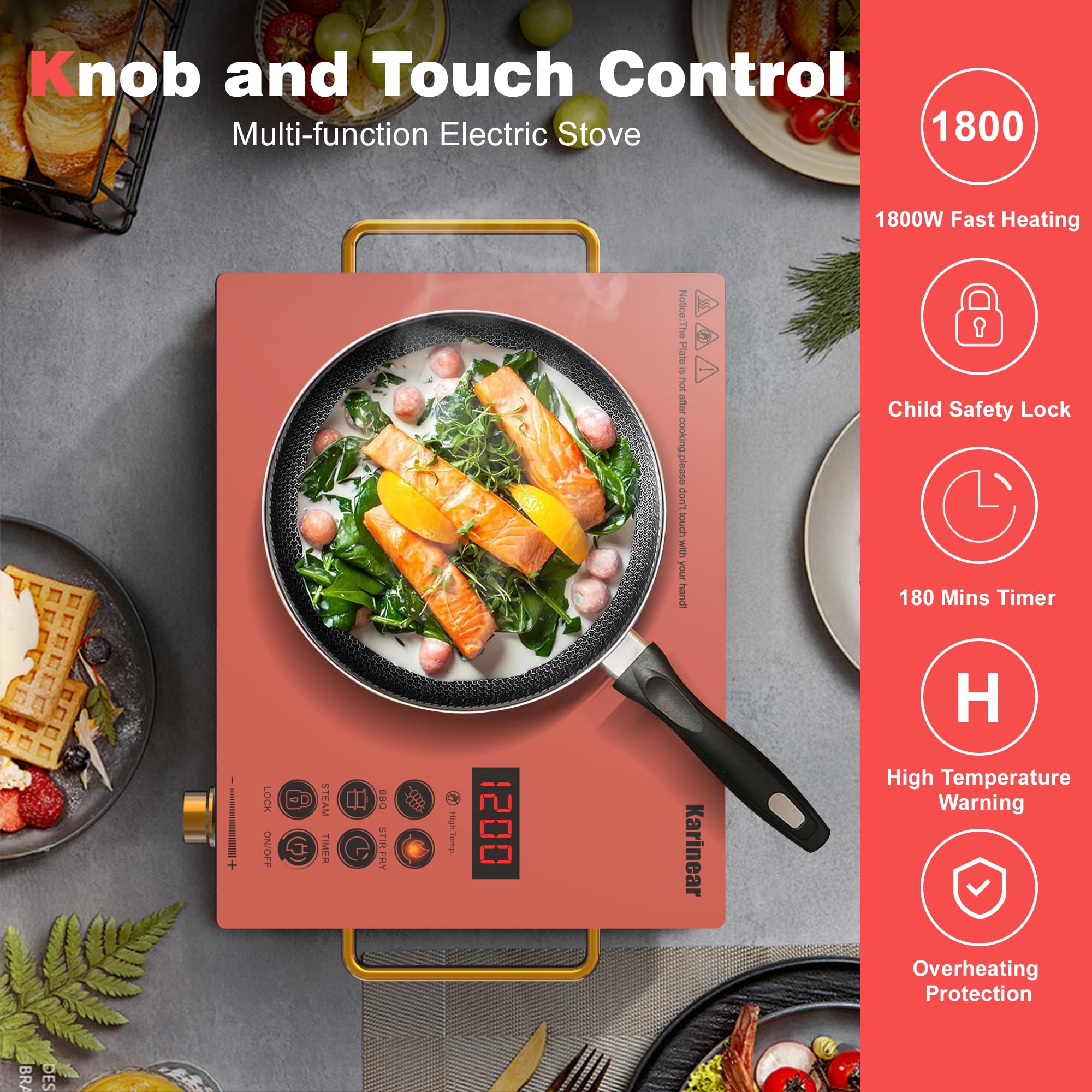 Karinear Przenośna Kuchenka El – Kitchen Appliances Electric Stove recenzja i cena